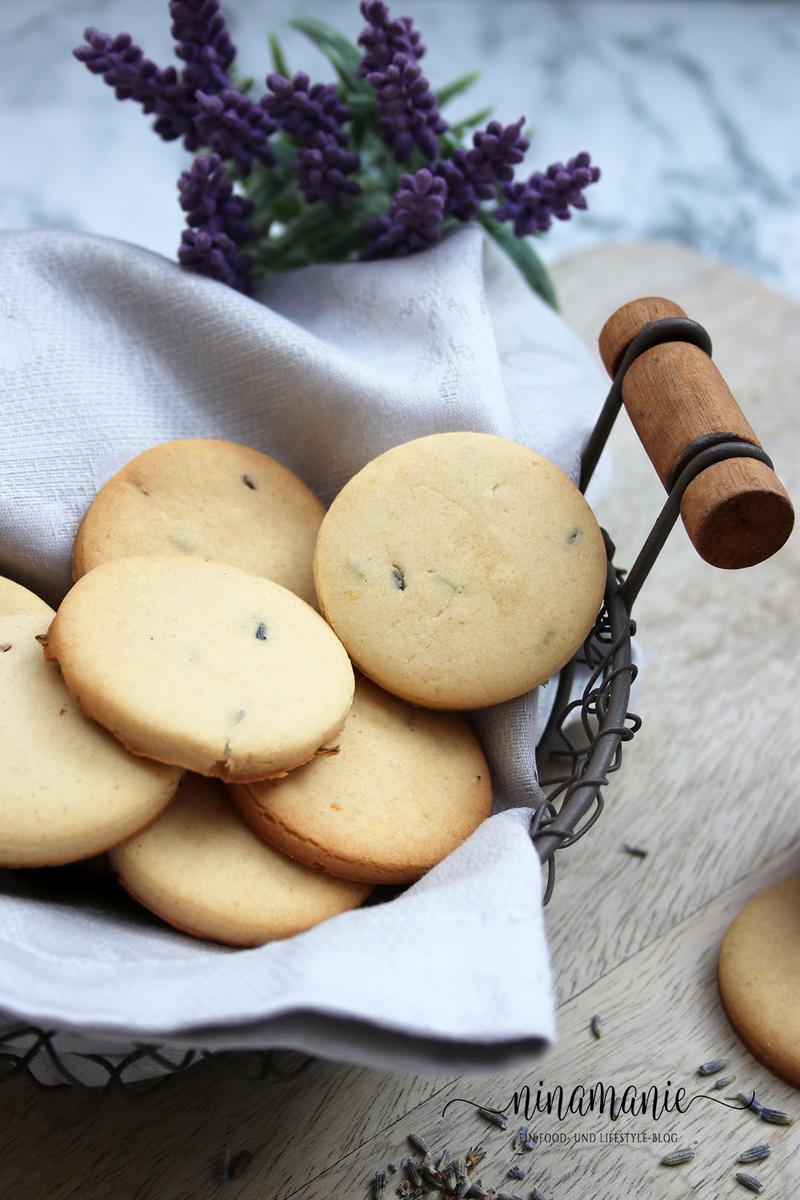 Rezeptbild: Lavendel-Mürbeteig-Kekse