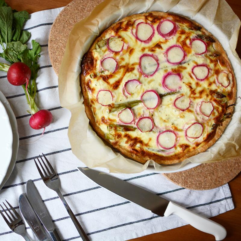 Rezeptbild: Spargel-Quiche