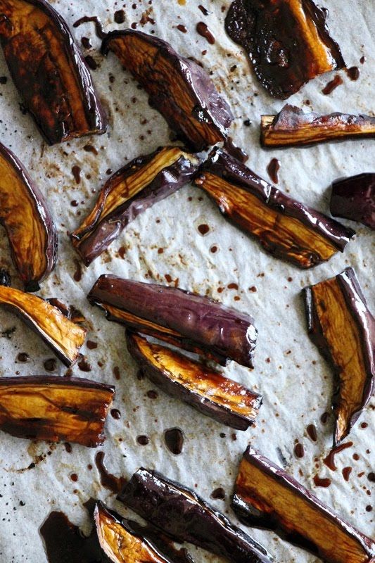 Rezeptbild: Glasierte Auberginen