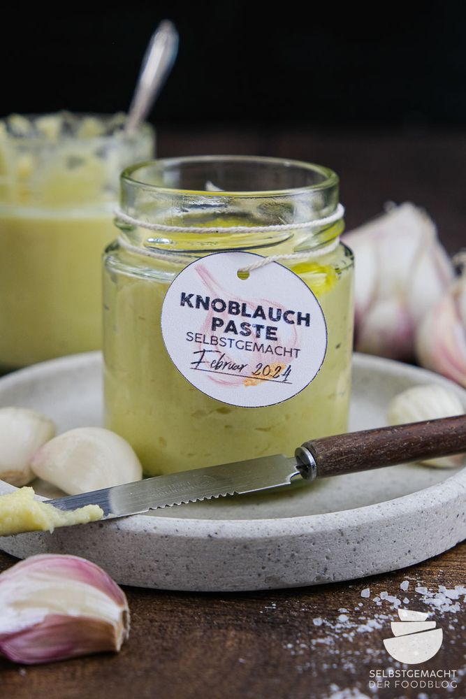 Rezeptbild: Knoblauchpaste in 3 Varianten