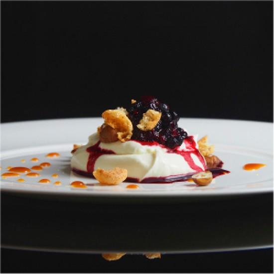 Rezeptbild: Joghurtcreme, Früchte, Butterkaramell