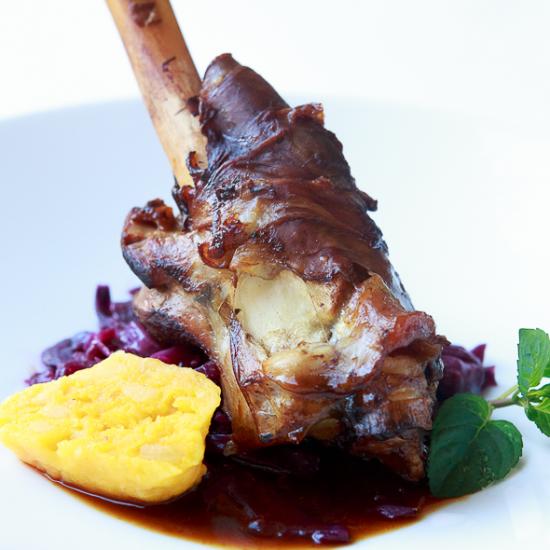 Rezeptbild: Lammhaxe