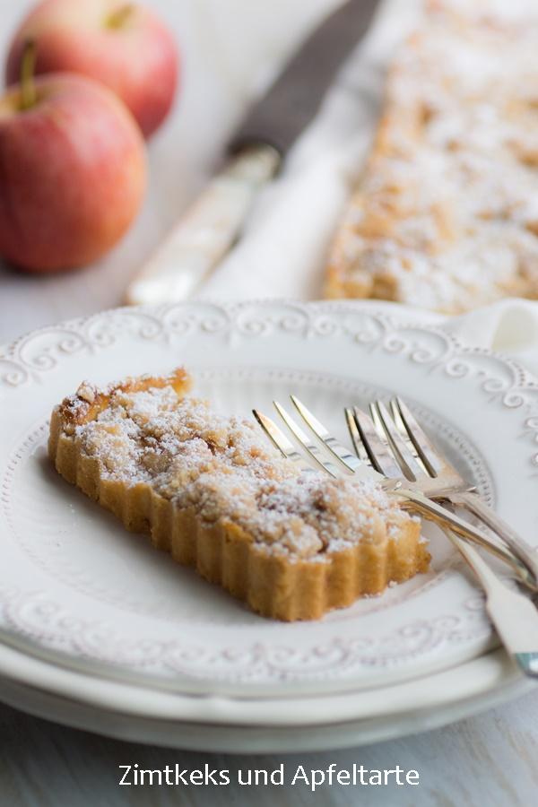 Rezeptbild: Apfeltarte mit Zimtstreuseln