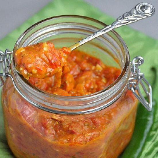 Rezeptbild: Gekochter Salat mit Paprika