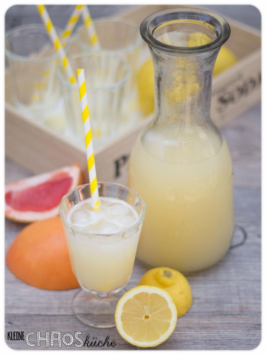 Rezeptbild: Zitronen Grapefruit Limonade 
