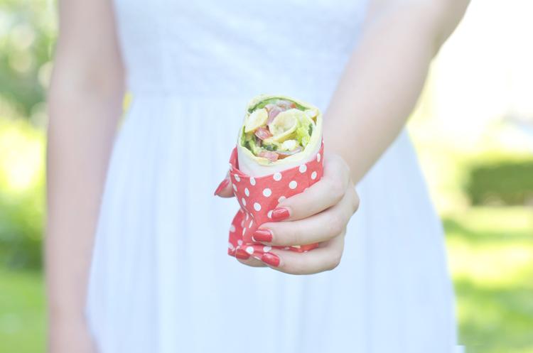 Rezeptbild: Shawarma-Wraps (Picknickrezept)