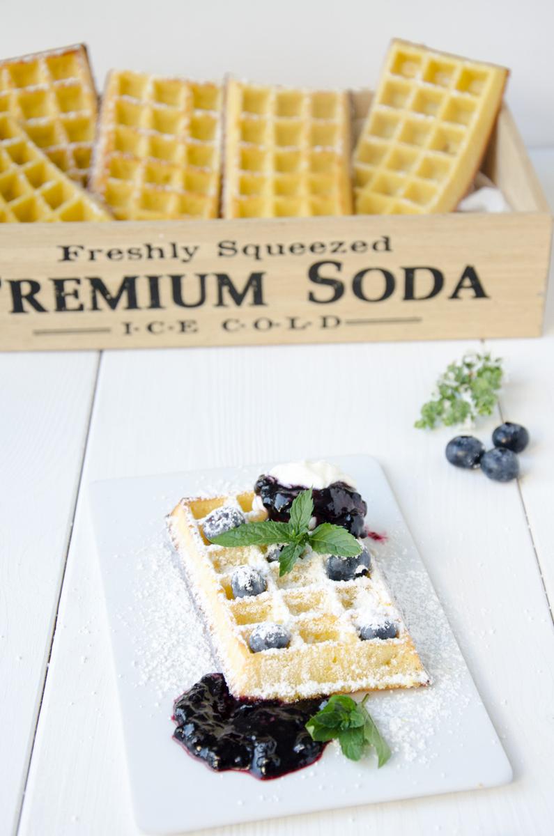 Rezeptbild: Selbstgemachte Waffeln ohne Waffeleisen