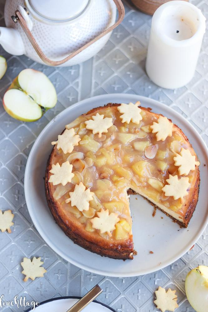 Rezeptbild: Bratapfel-Cheesecake