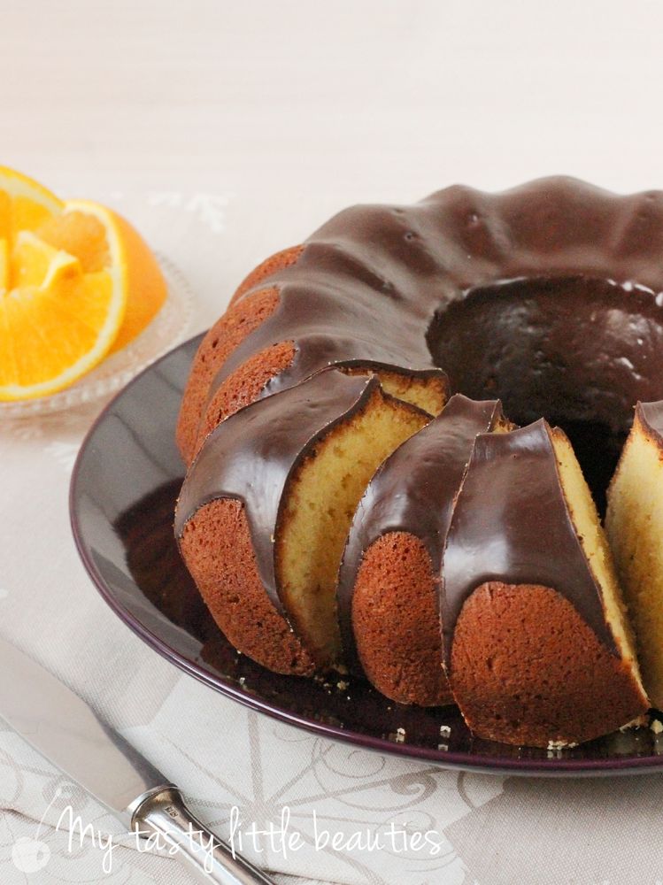 Rezeptbild: Orangenkuchen mit Marzipan