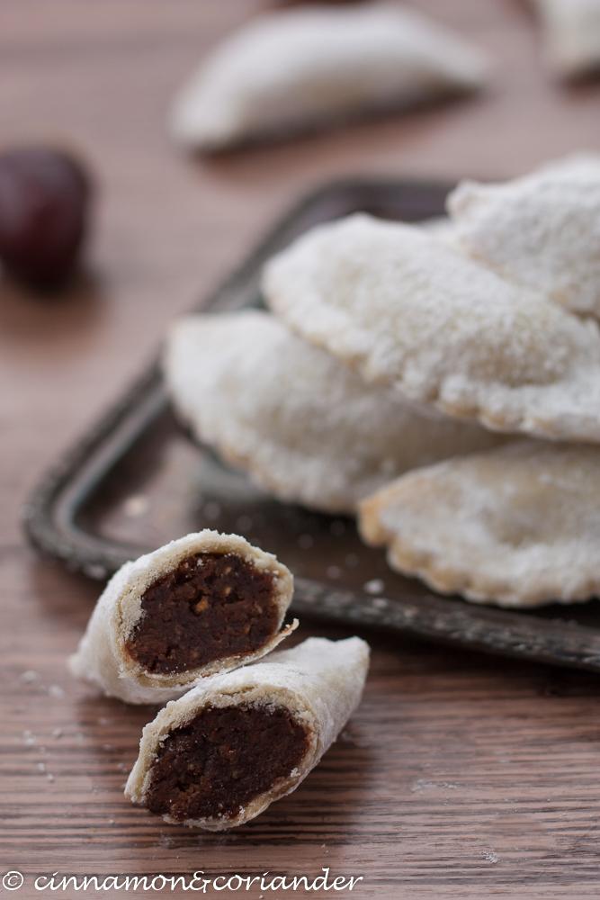 Rezeptbild: Italienische Plätzchen mit Maronenfüllung | Tortelli di Castagne