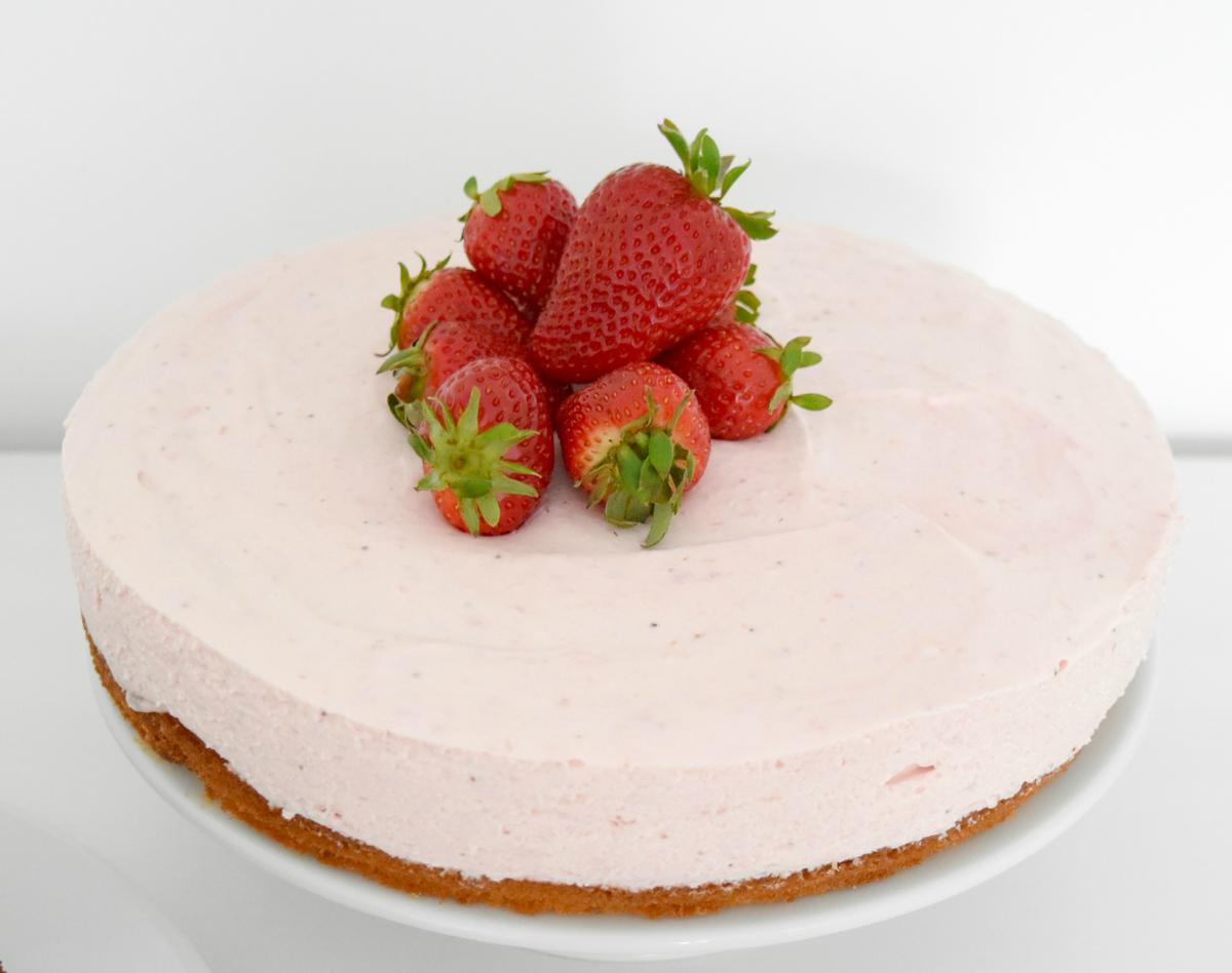 Rezeptbild: Erdbeerquarktorte