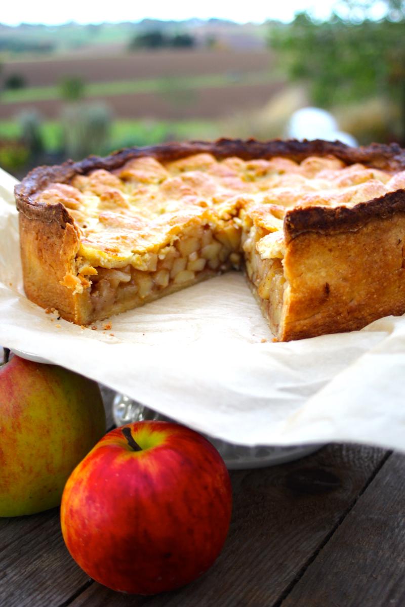 Rezeptbild: Gedeckter Apfelkuchen