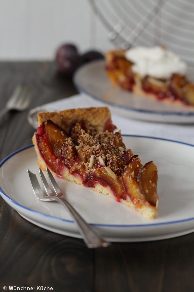 Rezeptbild: Klassischer Zwetschgenkuchen mit Mandeln