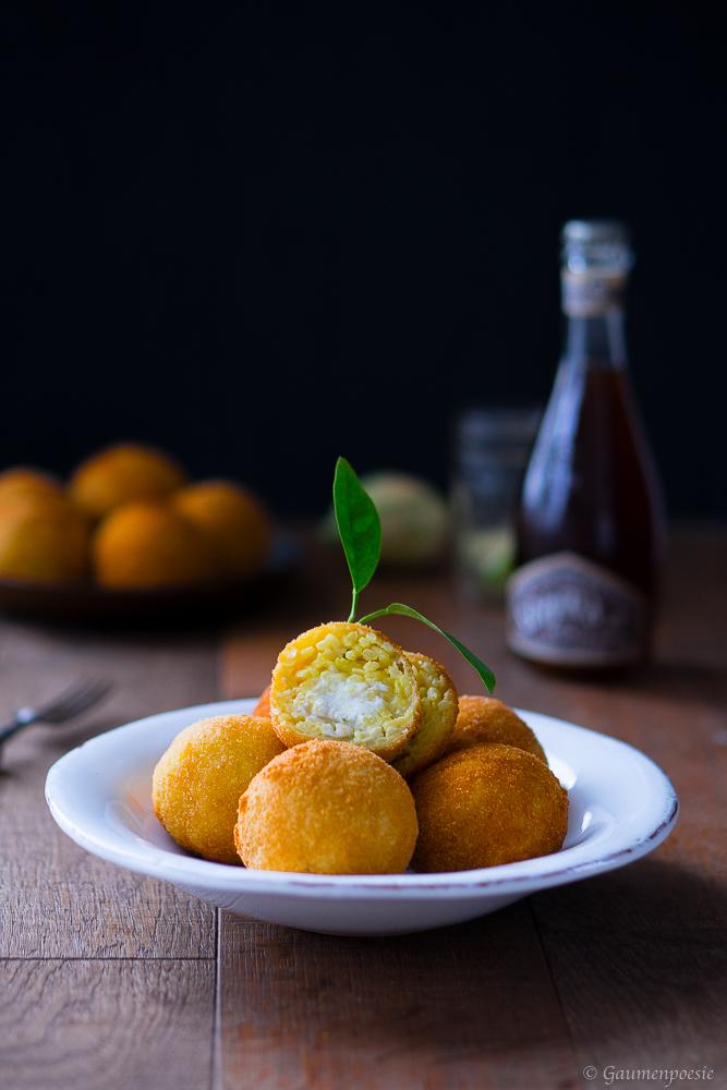 Rezeptbild: Arancini die Riso - sizilianische Reisbällchen