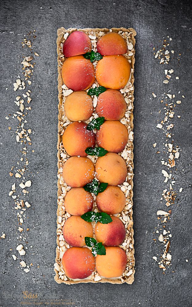 Rezeptbild: Aprikosen-Tarte mit Vanillepudding