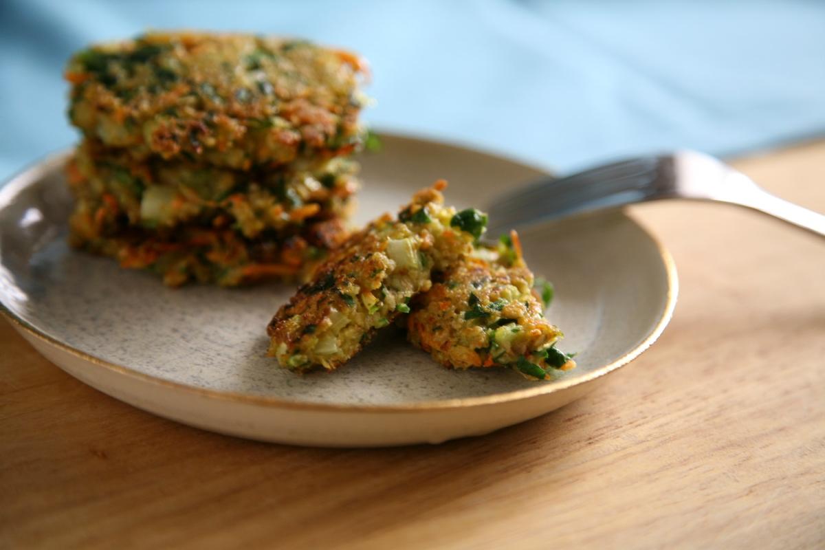 Rezeptbild: Gemüse Haferflocken Küchlein