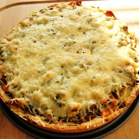 Rezeptbild: Quiche mit Gemüse und Speck