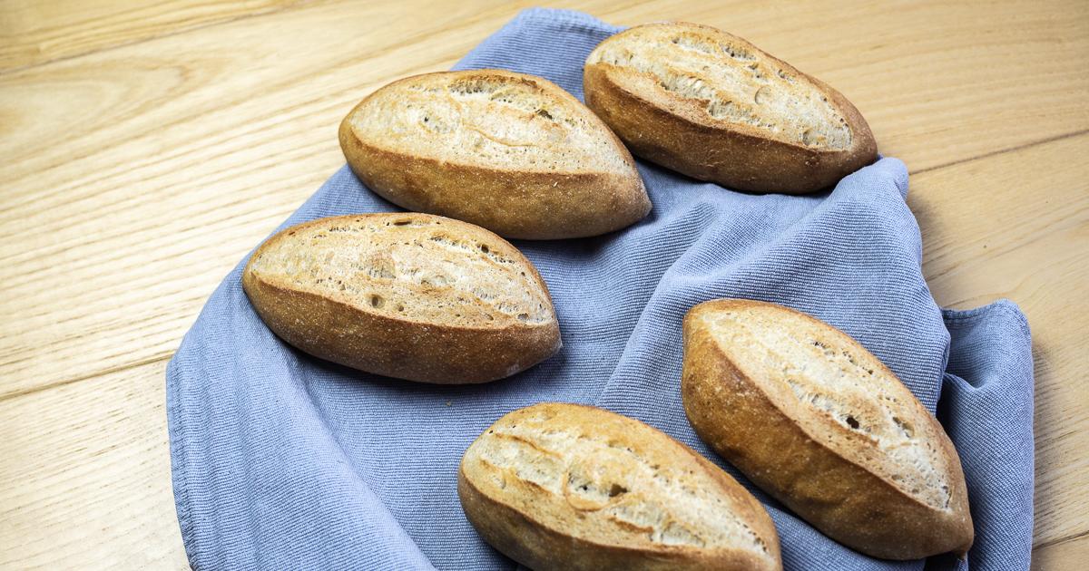 Rezeptbild: Urkorn-Brötchen aus 3-erlei Urkorngetreidearten