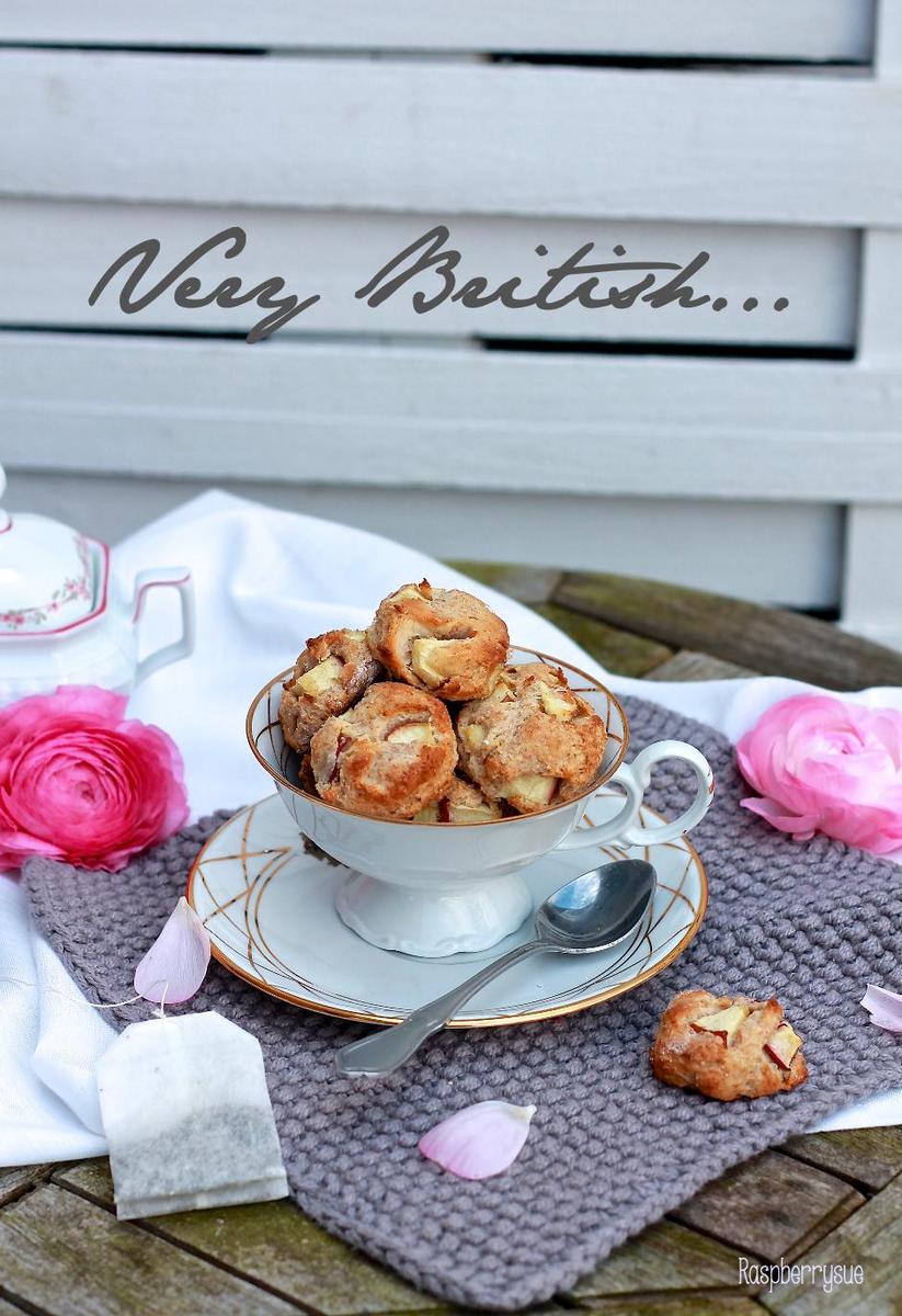 Rezeptbild: Vegane Apfel-Marzipan-Scones