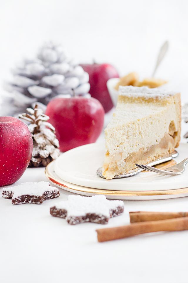 Rezeptbild: Bratapfel Käsekuchen