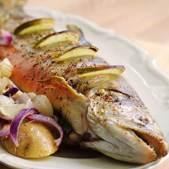 Rezeptbild: Limetten-Saibling