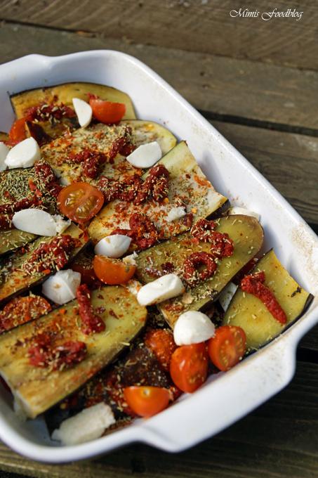 Rezeptbild: Aubergine al forno mit Hirse
