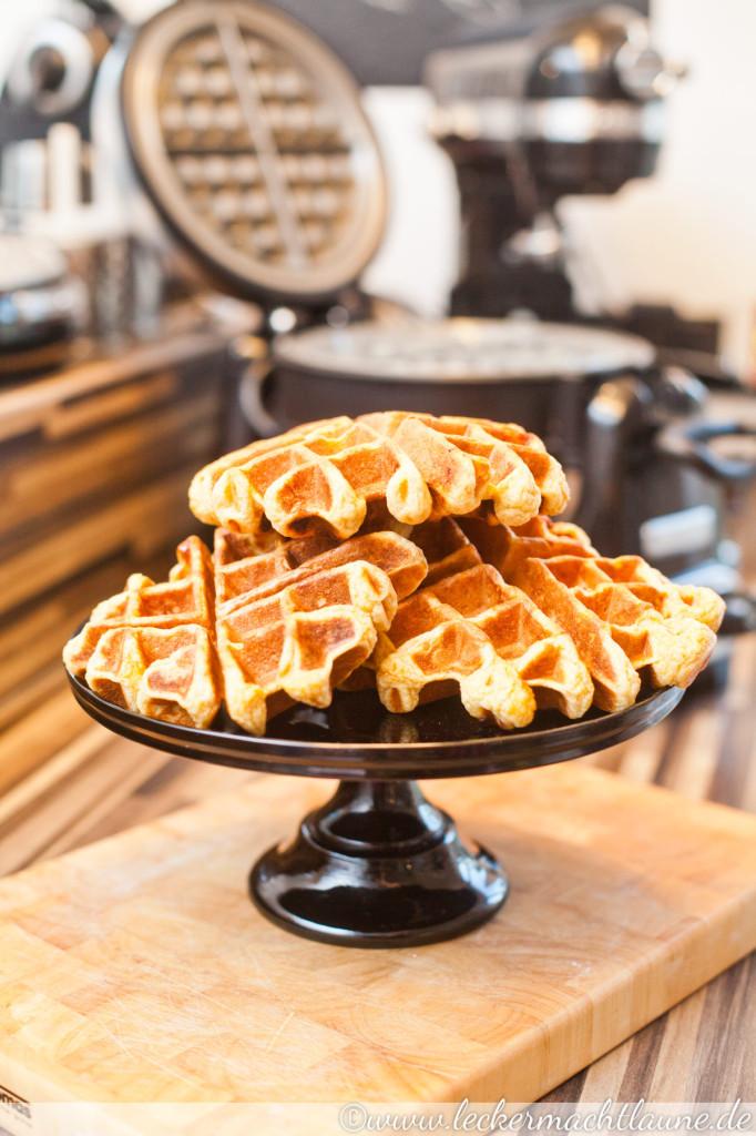 Rezeptbild: Fluffige Quark-Waffeln