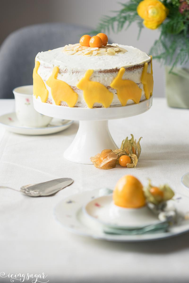 Rezeptbild: Exotische Ostertorte