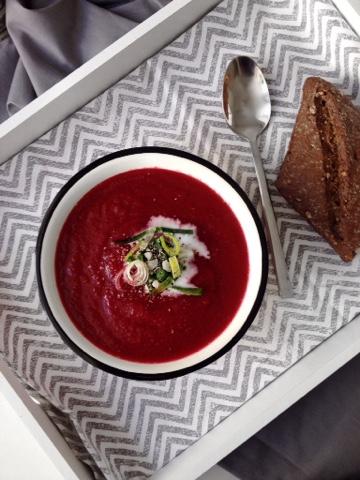 Rezeptbild: Rote Beete Suppe 