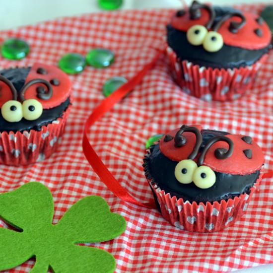 Rezeptbild: Käfer-Cupcakes