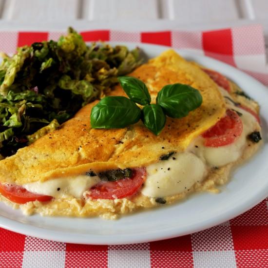 Rezeptbild: Caprese Omelette