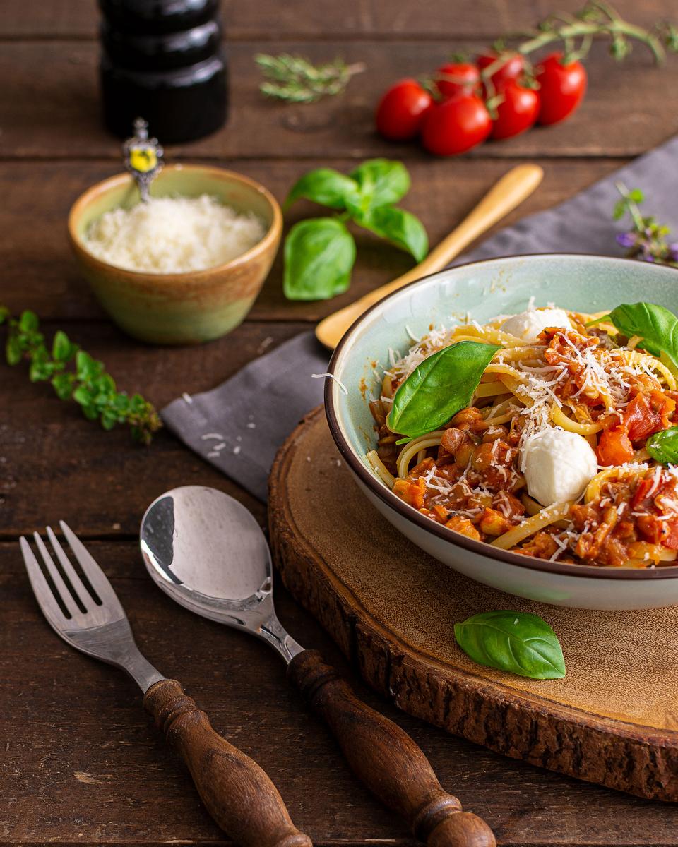 Rezeptbild: Vegetarische Linsenbolognese