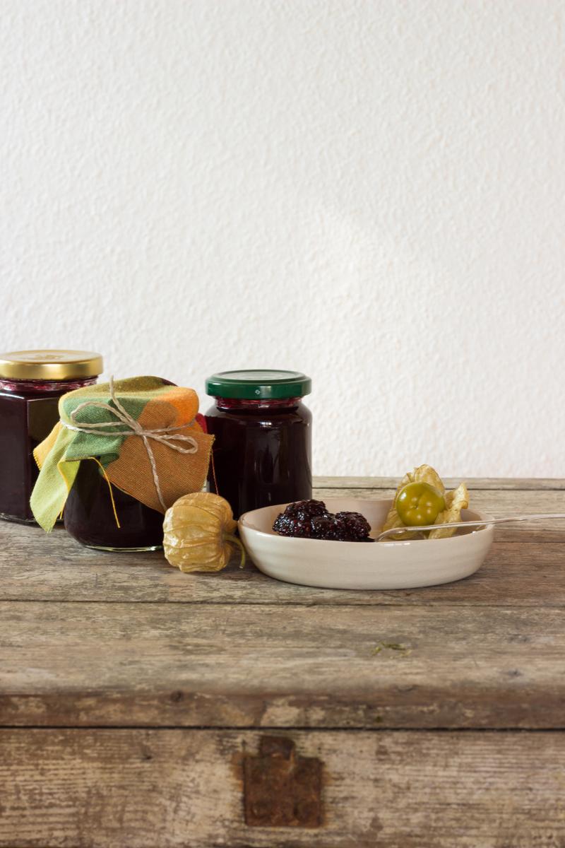 Rezeptbild: Brombeer-Physalis-Marmelade
