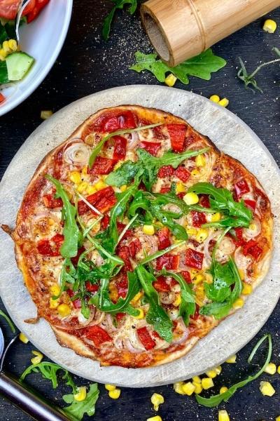 Rezeptbild: Schnelle Pfannenpizza