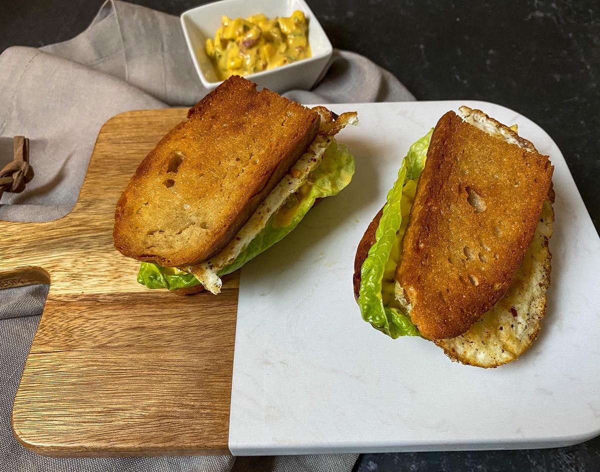 Rezeptbild: Leckeres Eiersandwich
