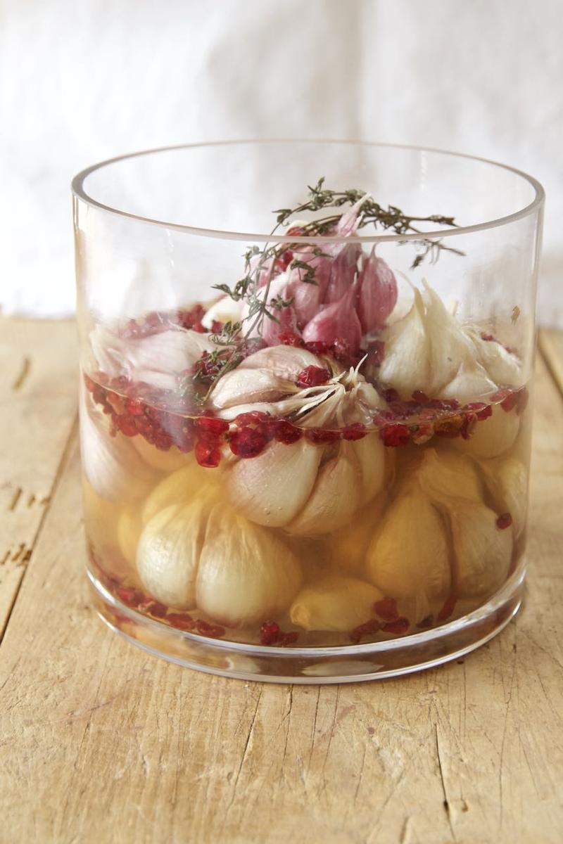 Rezeptbild: Sir Torshi - persisch eingelegter Knoblauch 