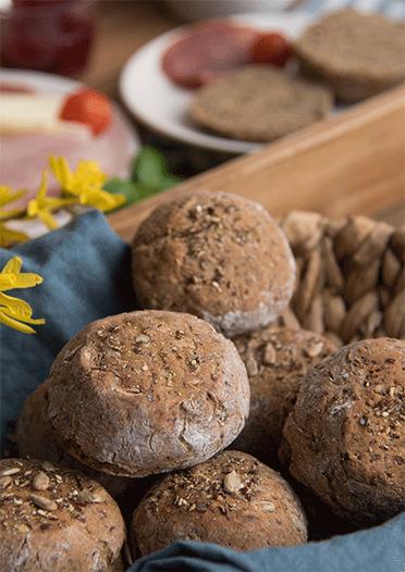 Rezeptbild: Roggen-Dinkelbrötchen