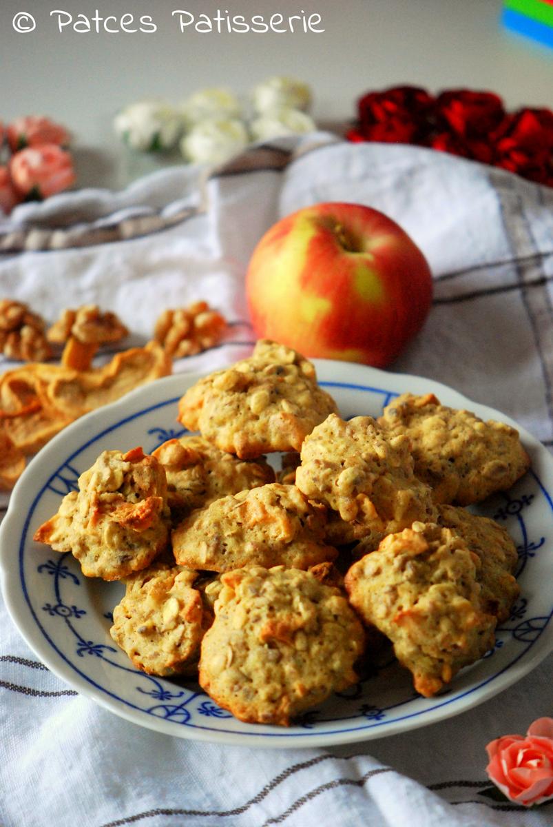Rezeptbild: Apfel-Walnuss-Cookies