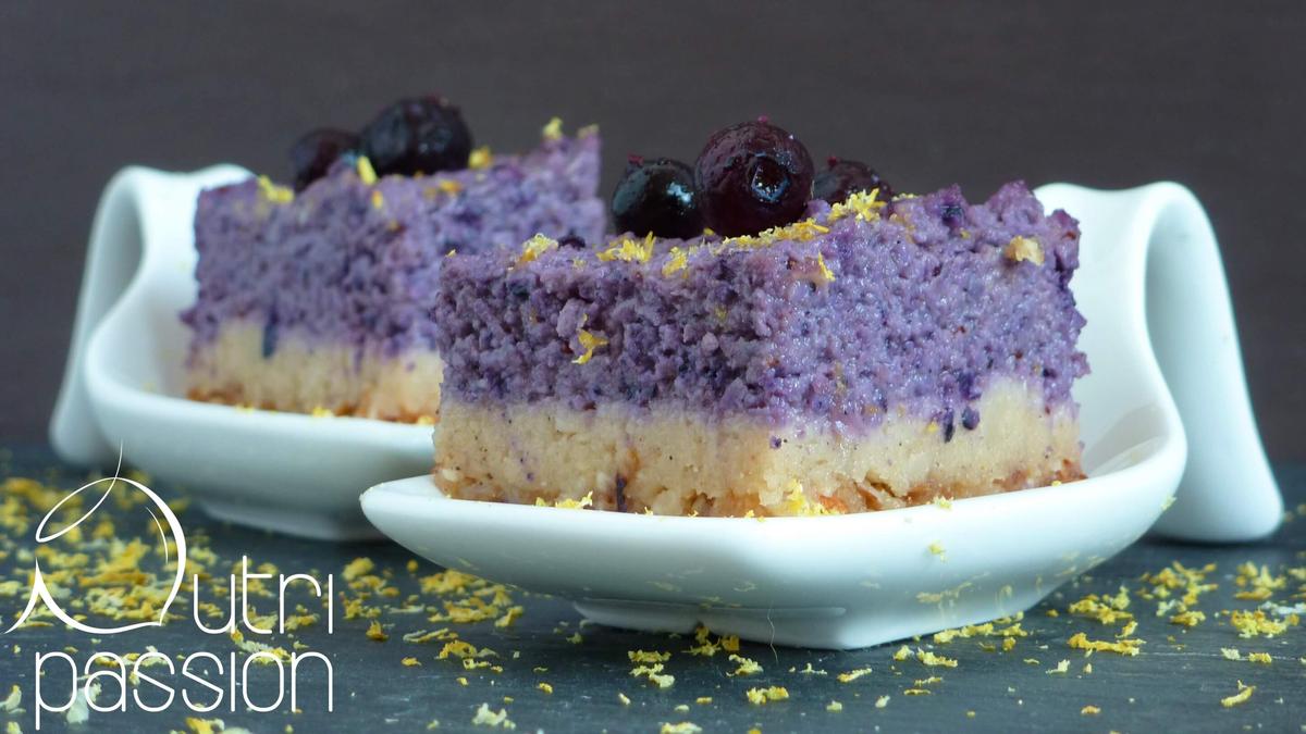 Rezeptbild: Heidelbeer-Cashew-Kuchen (vegan)