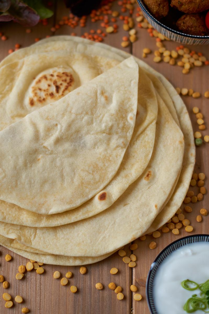 Rezeptbild: Weizen Tortillas