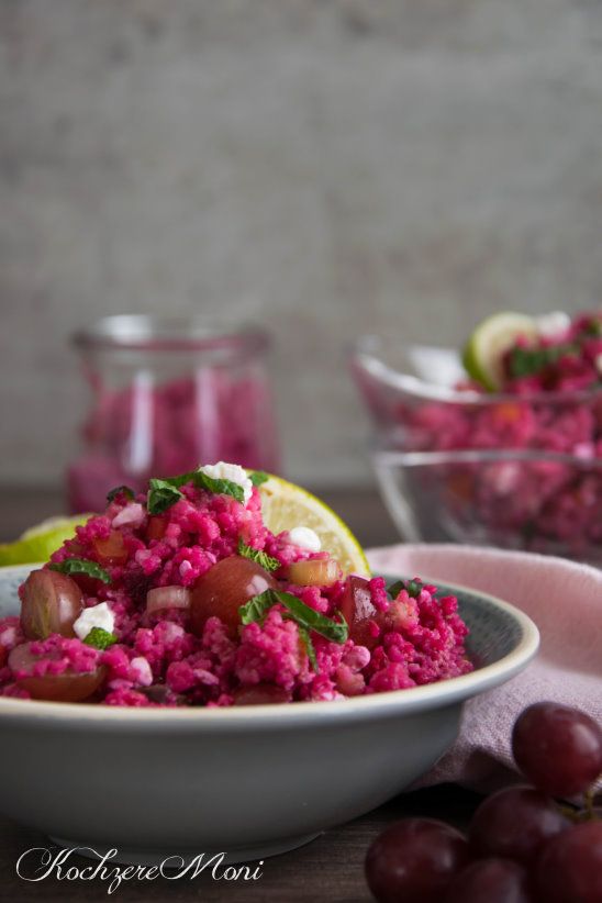 Rezeptbild: Rote Bete Couscous Salat
