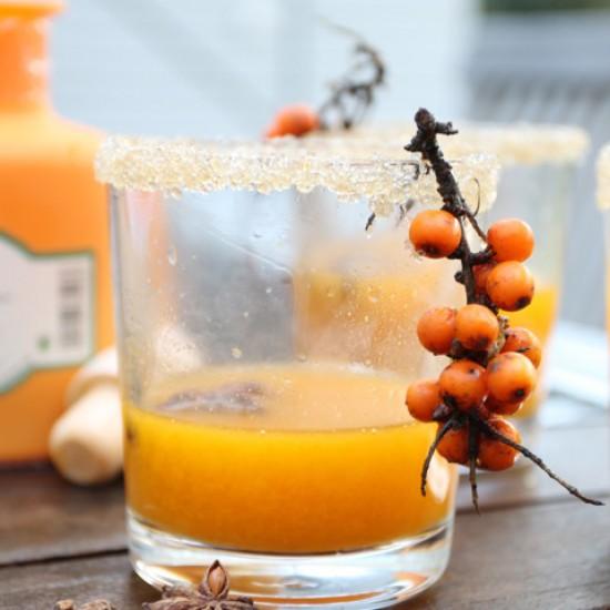 Rezeptbild: Sanddornpunsch