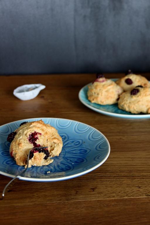 Rezeptbild: Brombeer Scones