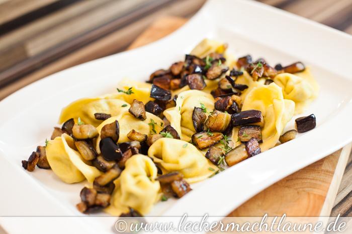 Rezeptbild: Auberginen-Tortellini