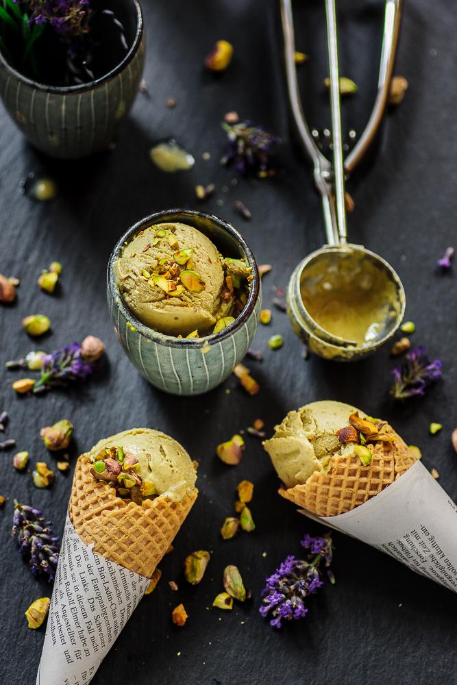 Rezeptbild: Pistazieneis