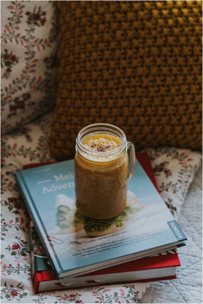Rezeptbild: vegane Pumpkin Spice Latte