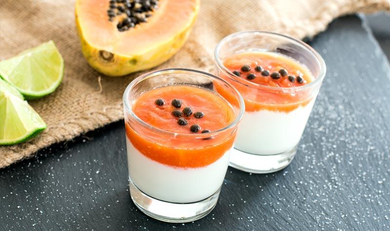 Rezeptbild: Papaya-Joghurt