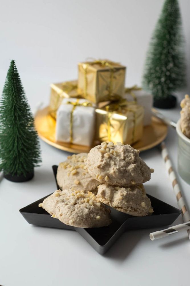 Rezeptbild: Weiche Mandelmakronen mit Zimt
