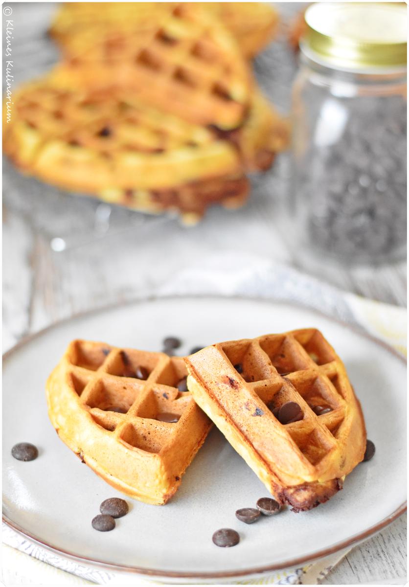 Rezeptbild: Chocolate Chip Waffeln