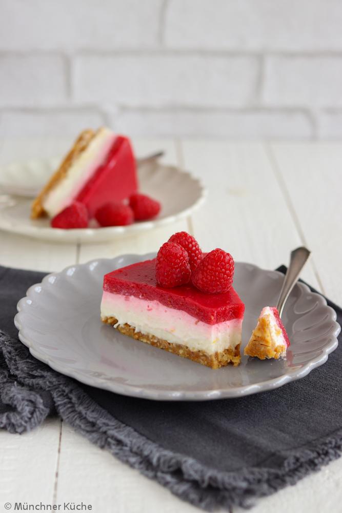 Rezeptbild: Himbeer No Bake Cheesecake